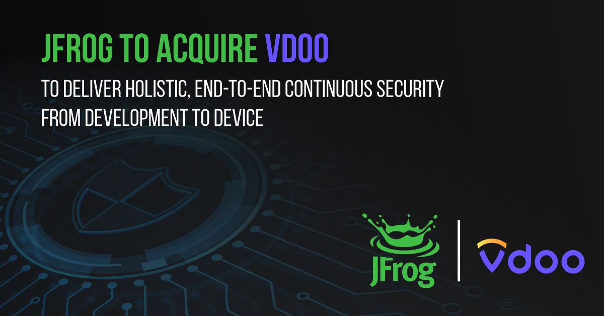 JFrog 收购 Vdoo 以提供从开发到设备的端到端持续安全_Kubernetes中文社区